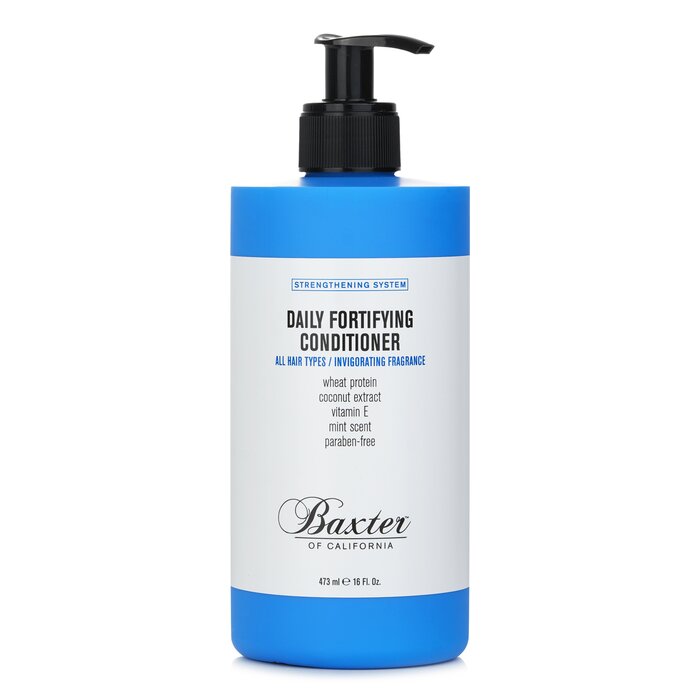 Baxter of California fortifying conditioner with wheat protein and coconut extract for all hair types 473ml/16oz