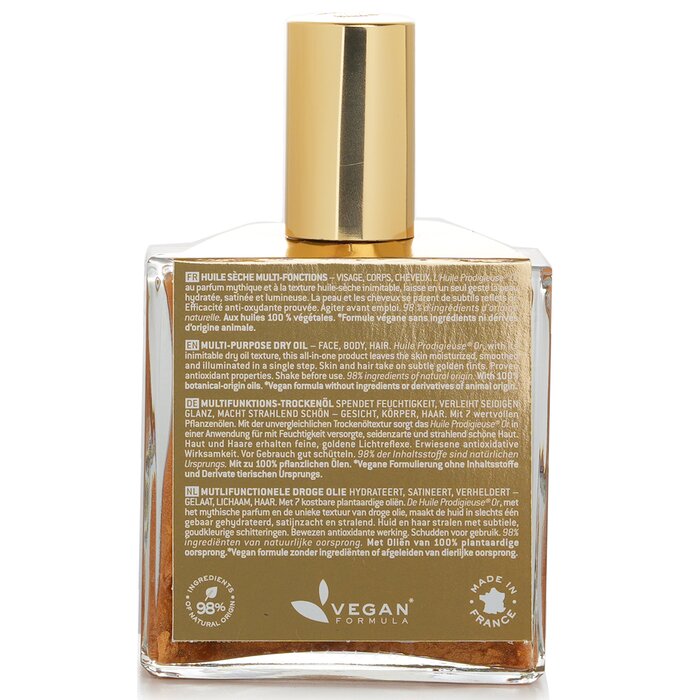 Nuxe Huile Prodigieuse Or multi-purpose dry oil 100ml/3.3oz for face, body, and hair