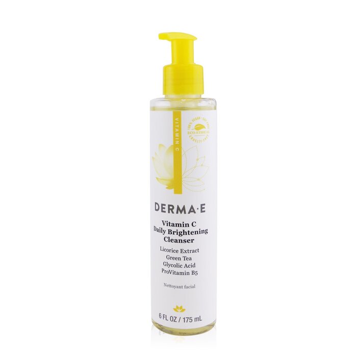 Derma E brightening cleanser for face 175ml/6oz