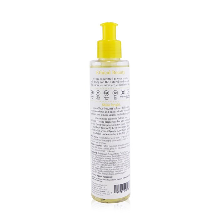 Derma E brightening cleanser for face 175ml/6oz