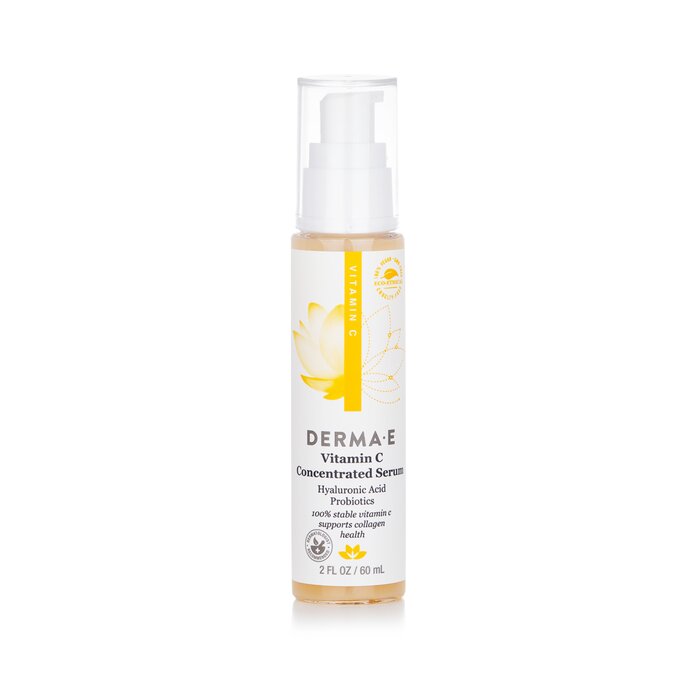 Derma E vitamin C concentrated serum with hyaluronic acid for face 60ml/2oz