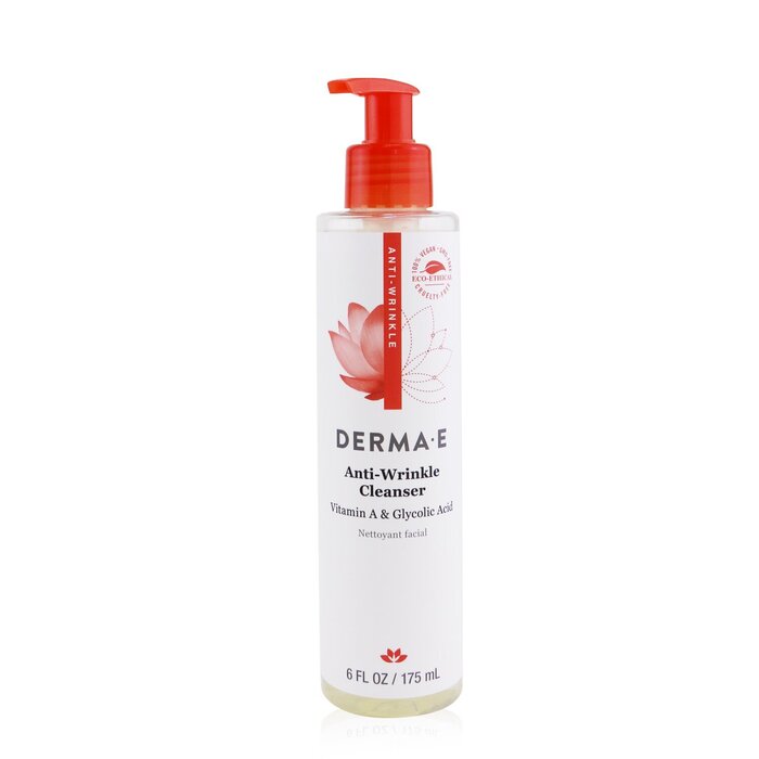 Derma E anti-wrinkle cleanser with glycolic acid for face 175ml/6oz