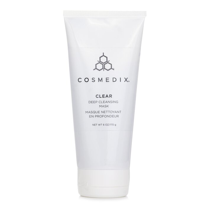 Cosmedix clear deep cleansing mask with kaolin clay and sulfur for normal to oily skin 170g/6oz