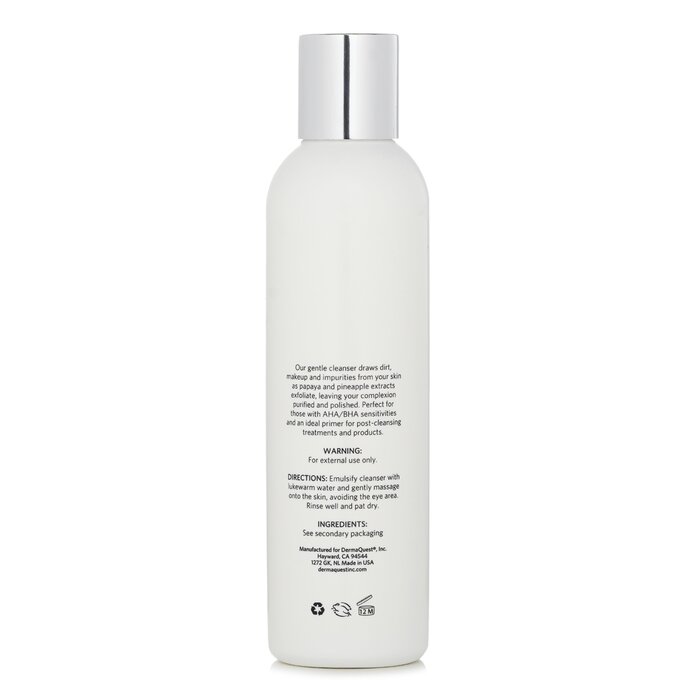 DermaQuest essentials daily cleanser with papaya and pineapple enzymes 177.4ml/6oz