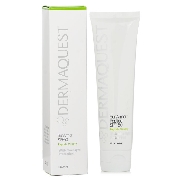 DermaQuest peptide vitality sunarmor SPF 50 for face 56.7g/2oz