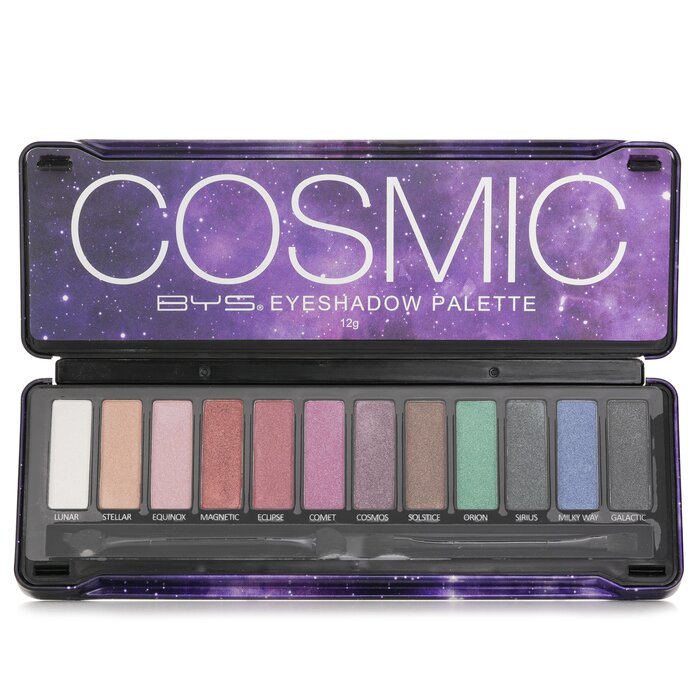 BYS smokey eyeshadow palette with 12 shades 12g/0.42oz