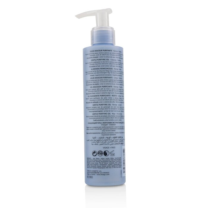 Thalgo cleansing gel with moringa and algae for face 200ml/6.76oz