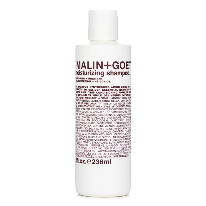 MALIN+GOETZ moisturizing shampoo for dry hair 236ml/8oz