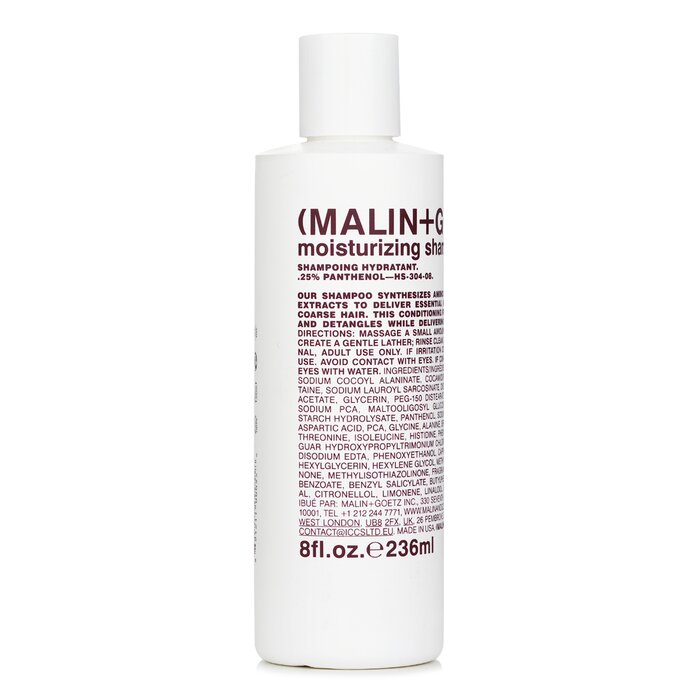 MALIN+GOETZ moisturizing shampoo for dry hair 236ml/8oz