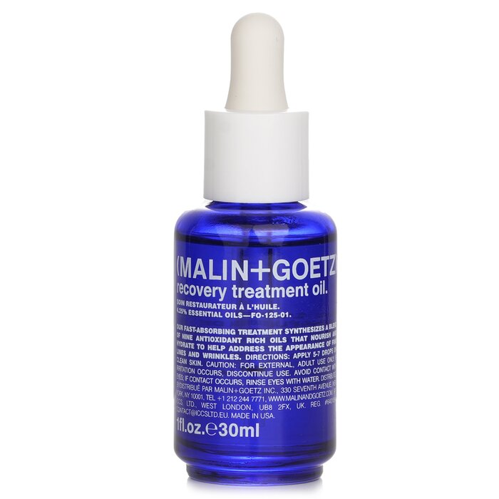 MALIN+GOETZ recovery treatment oil 30ml/1oz for face with evening primrose, argan, and jojoba oils