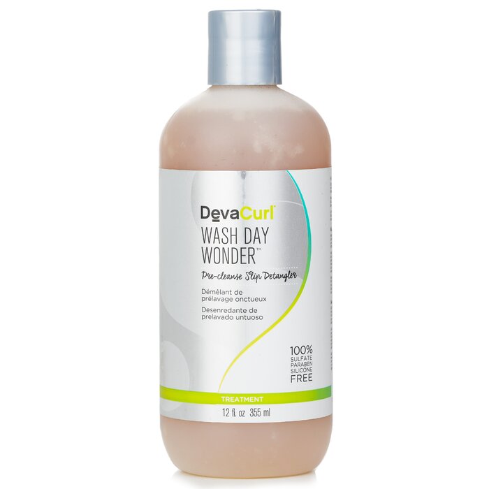 DevaCurl Wash Day Wonder pre-cleanse slip detangler for all curl types 355ml/12oz