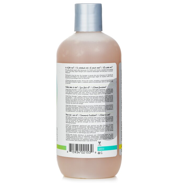 DevaCurl Wash Day Wonder pre-cleanse slip detangler for all curl types 355ml/12oz