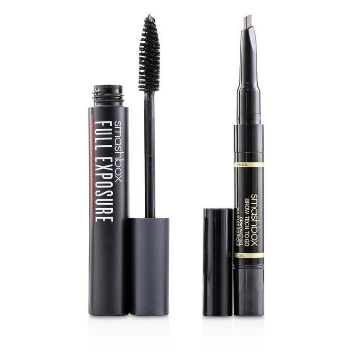 Smashbox Get Framed Eye Duo Set - Full Exposure Mascara & Brow Tech To Go (2pcs)