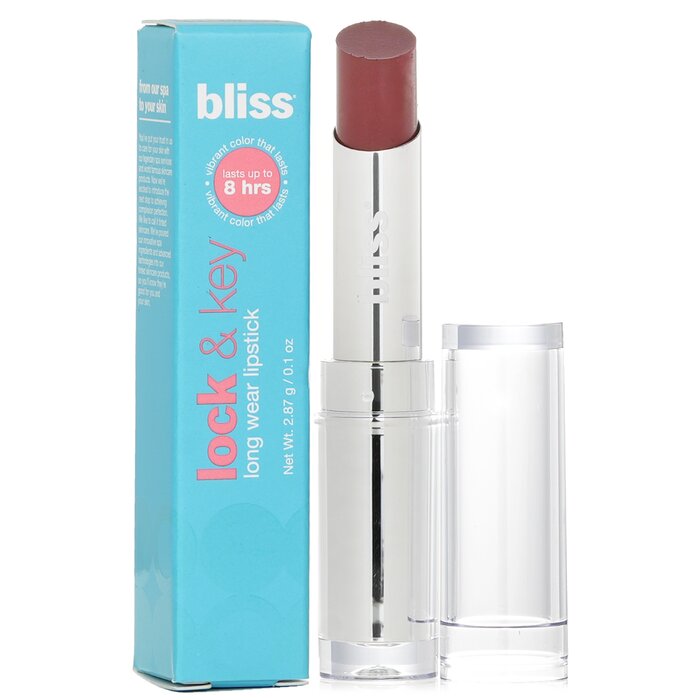 Bliss Lock & Key long wear lipstick with meadow foam seed oil for lips 2.87g/0.1oz