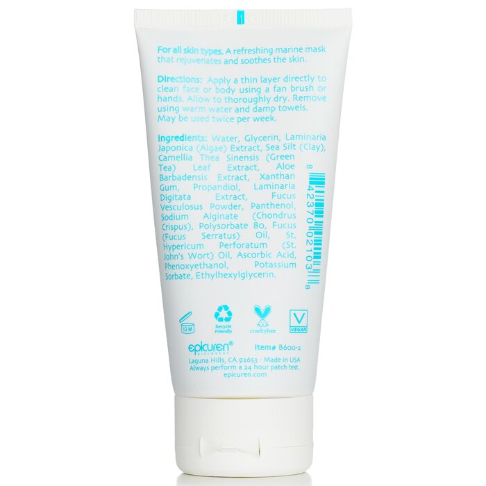 Epicuren green tea & seaweed soothing mask 74ml/2.5oz