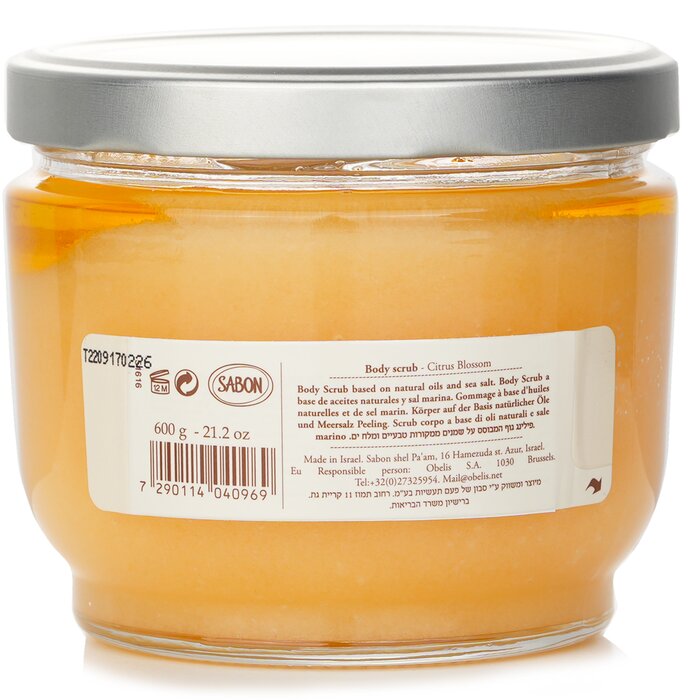 Sabon body scrub with citrus blossom 600g/21.2oz