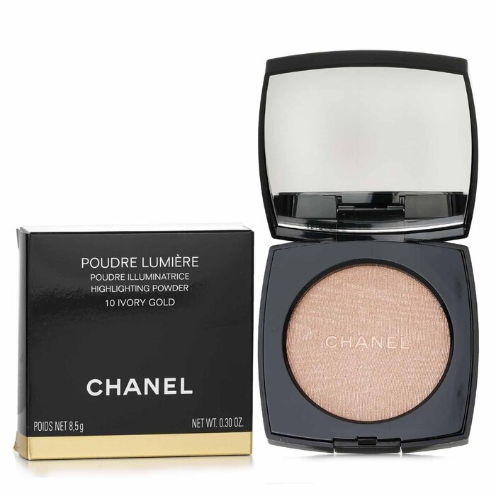 Chanel Poudre Lumière Highlighting Powder with warm gold - 8.5g/0.3oz