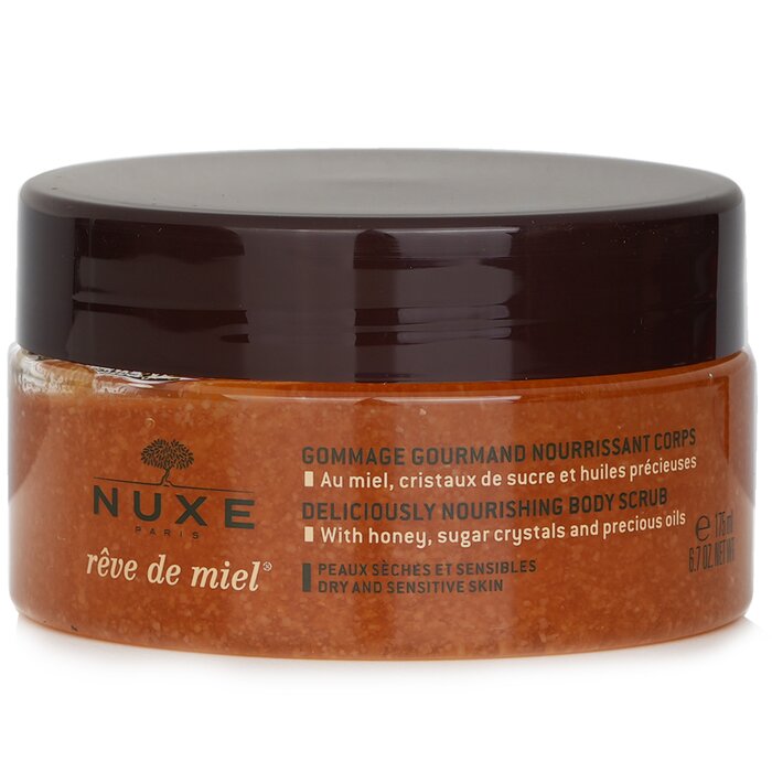 Nuxe Rêve de Miel nourishing body scrub for dry & sensitive skin 175ml/6.7oz