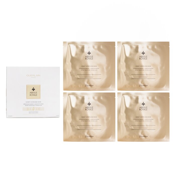 Guerlain Abeille Royale honey cataplasm mask for face, 4 sheets