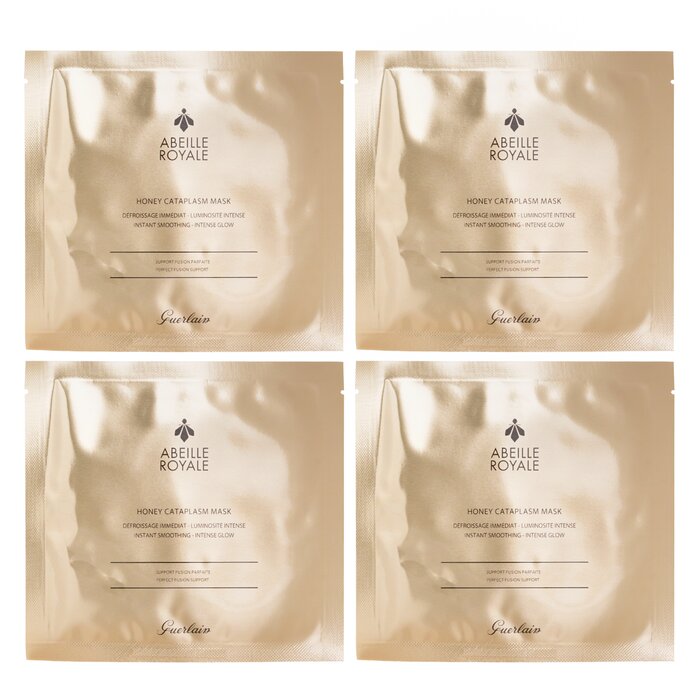 Guerlain Abeille Royale honey cataplasm mask for face, 4 sheets