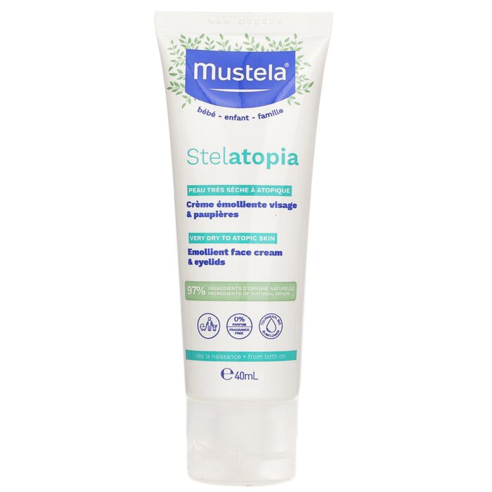 Mustela Stelatopia emollient cream for face - anti-redness action 40ml/1.35oz