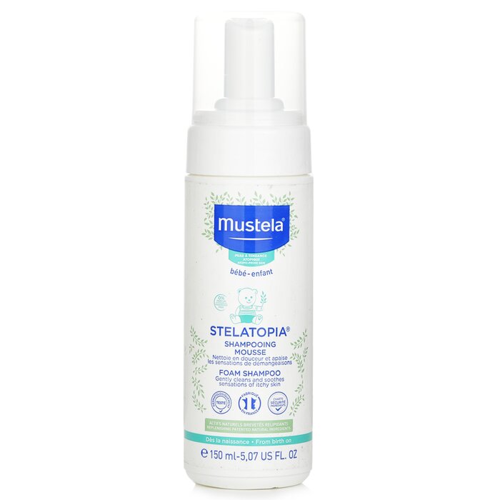 Mustela Stelatopia foam shampoo for delicate scalps 150ml/5.07oz