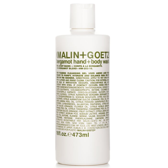 MALIN+GOETZ bergamot hand and body wash 473ml/16oz