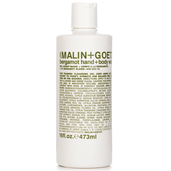 MALIN+GOETZ bergamot hand and body wash 473ml/16oz
