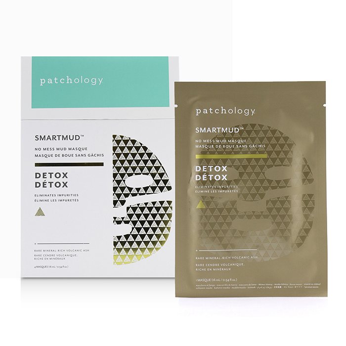 Patchology SmartMud detoxifying mud mask 4x16ml/0.54oz