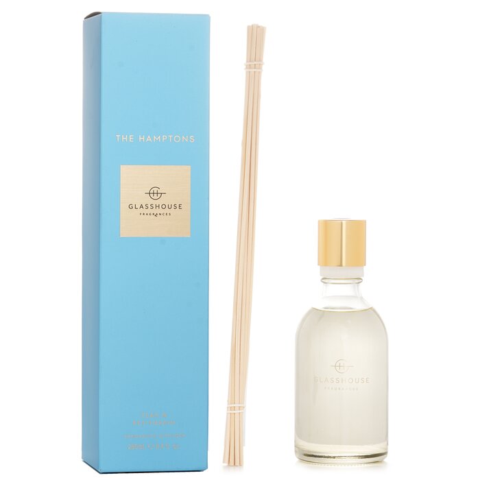 Glasshouse diffuser - The Hamptons with teak and petitgrain 250ml/8.4oz