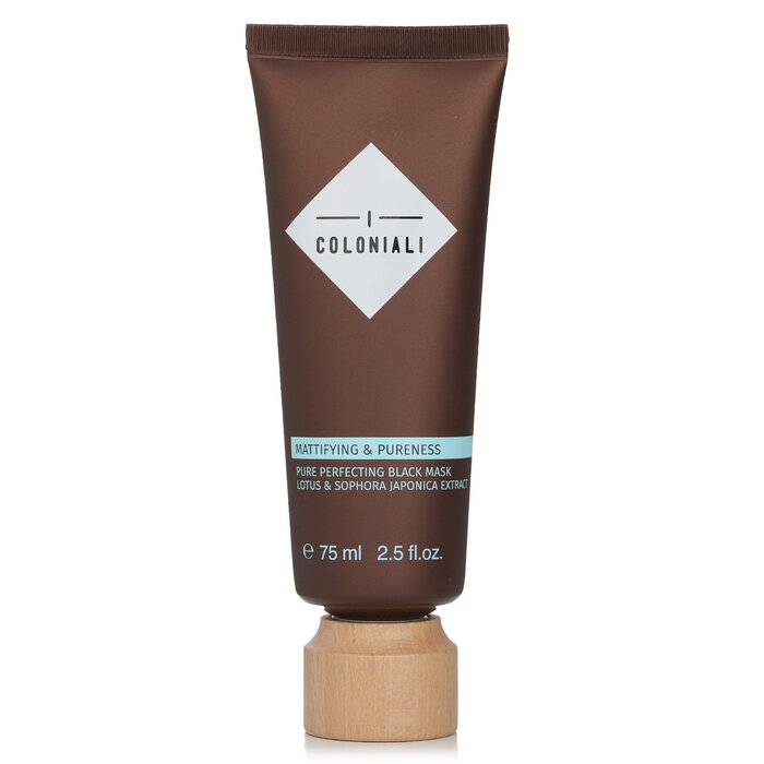 I Coloniali pure perfecting black mask with black clay for face 75ml/2.5oz