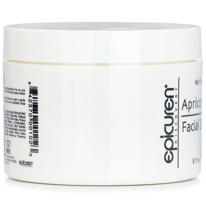 Epicuren apricot facial scrub for dry & normal skin 236ml/8oz