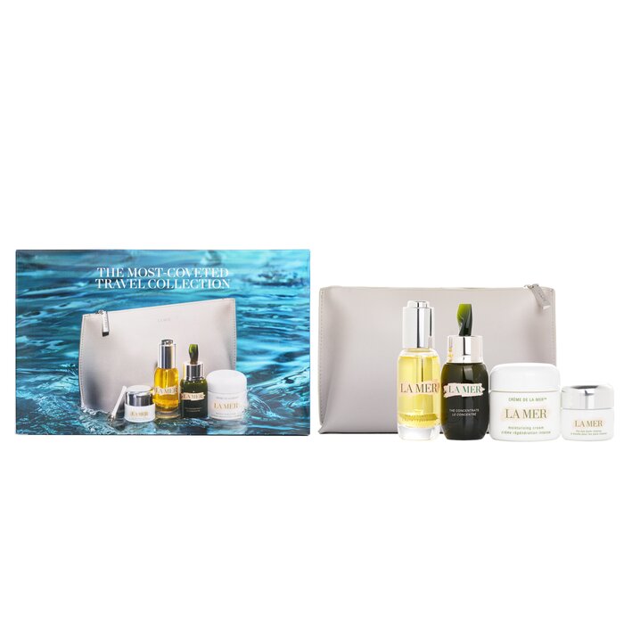 La Mer most-covered travel collection (4 pcs + 1 bag)