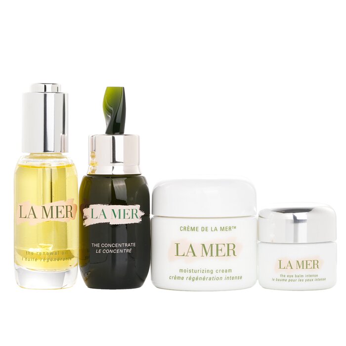 La Mer most-covered travel collection (4 pcs + 1 bag)