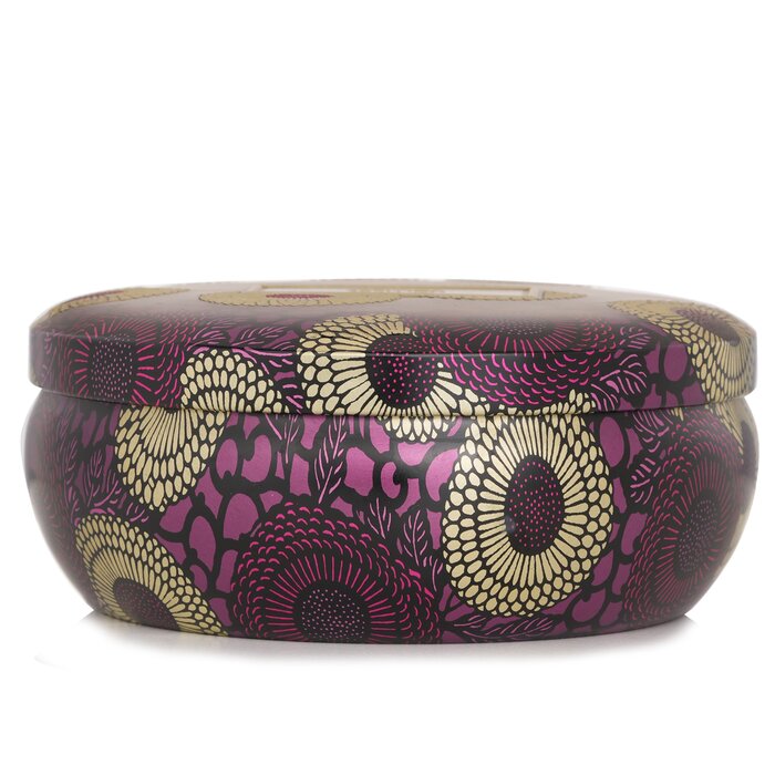 Voluspa decorative tin candle with huckleberry, 340g/12oz
