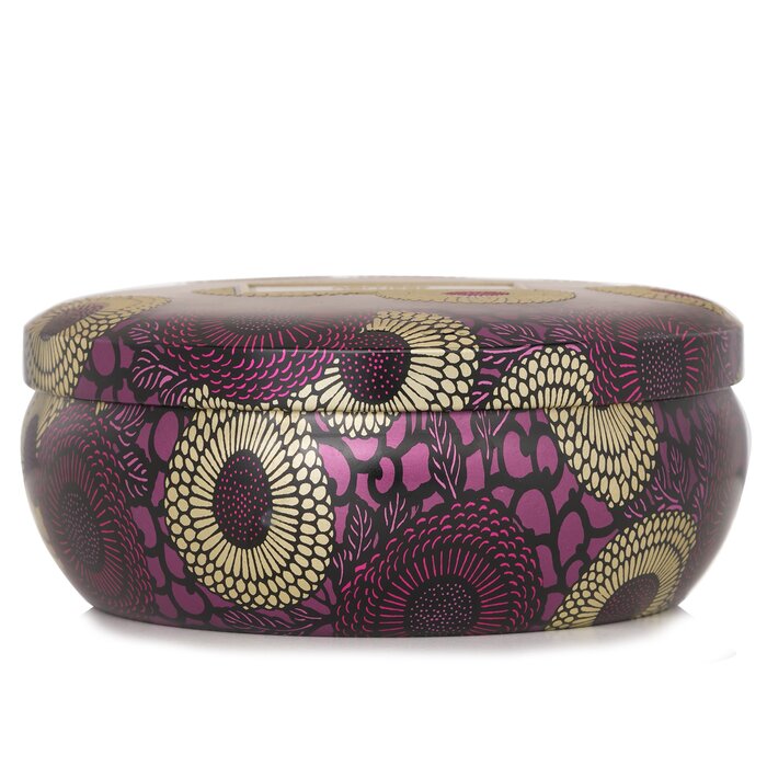 Voluspa decorative tin candle with huckleberry, 340g/12oz