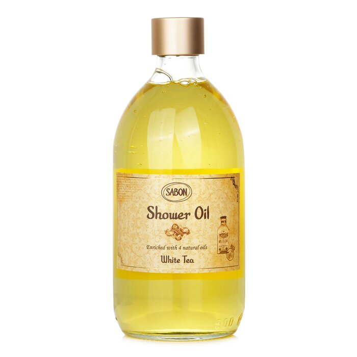 Sabon shower oil with white tea 500ml/17.59oz