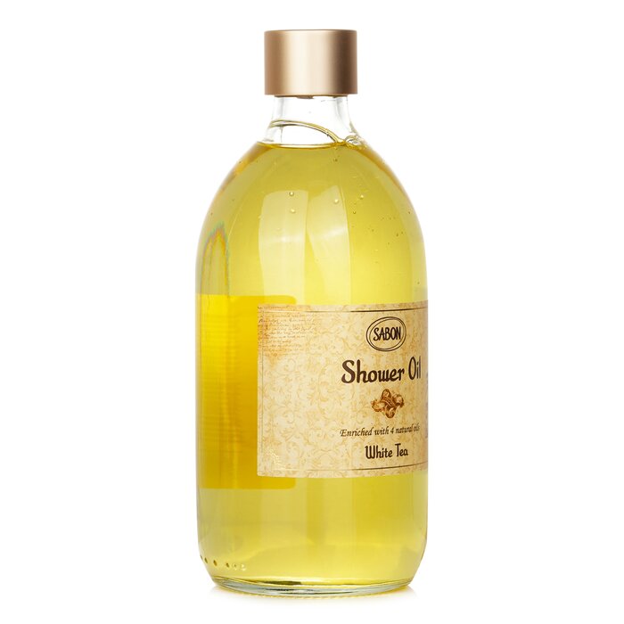 Sabon shower oil with white tea 500ml/17.59oz