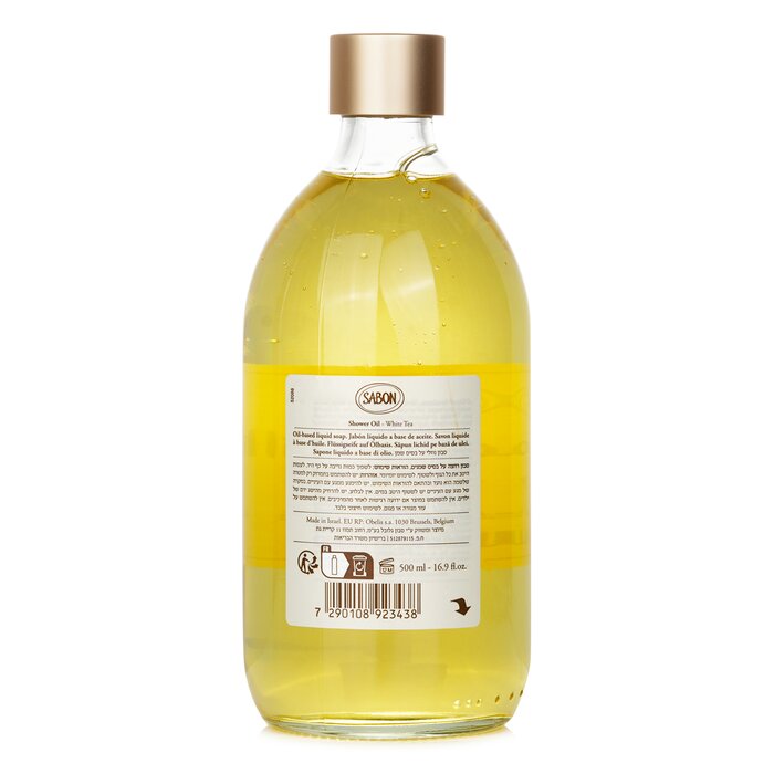 Sabon shower oil with white tea 500ml/17.59oz