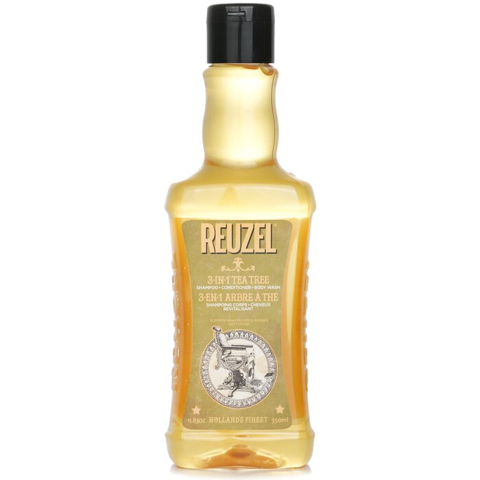 Reuzel 3-in-1 tea tree shampoo, conditioner, and body wash 350ml/11.83oz