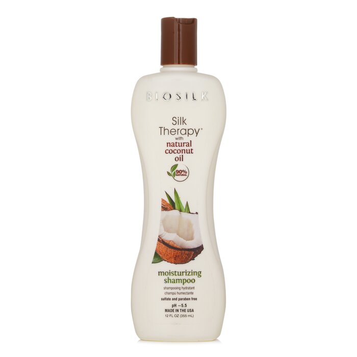 Biosilk Silk Therapy moisturizing shampoo with coconut oil 355ml/12oz