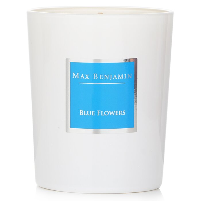 Max Benjamin blue flowers candle 190g/6.5oz