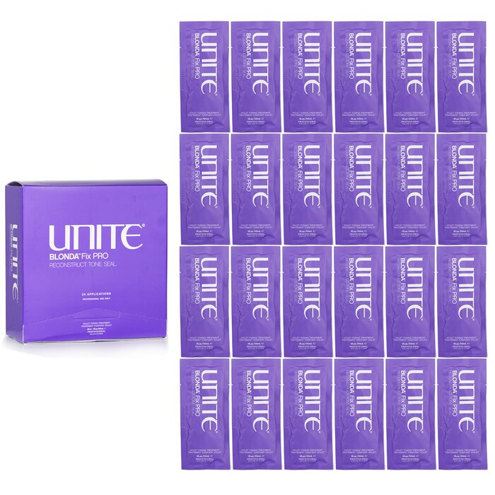 Unite blonda fix pro violet toning treatment 24x30ml/1oz