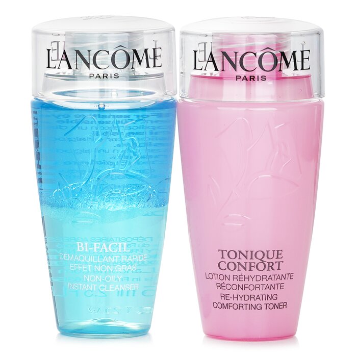 Lancôme My Cleansing Must-Haves Set: Bi-Facil Cleanser 75ml + Confort Tonique Toner 75ml