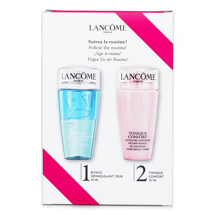 Lancôme My Cleansing Must-Haves Set: Bi-Facil Cleanser 75ml + Confort Tonique Toner 75ml