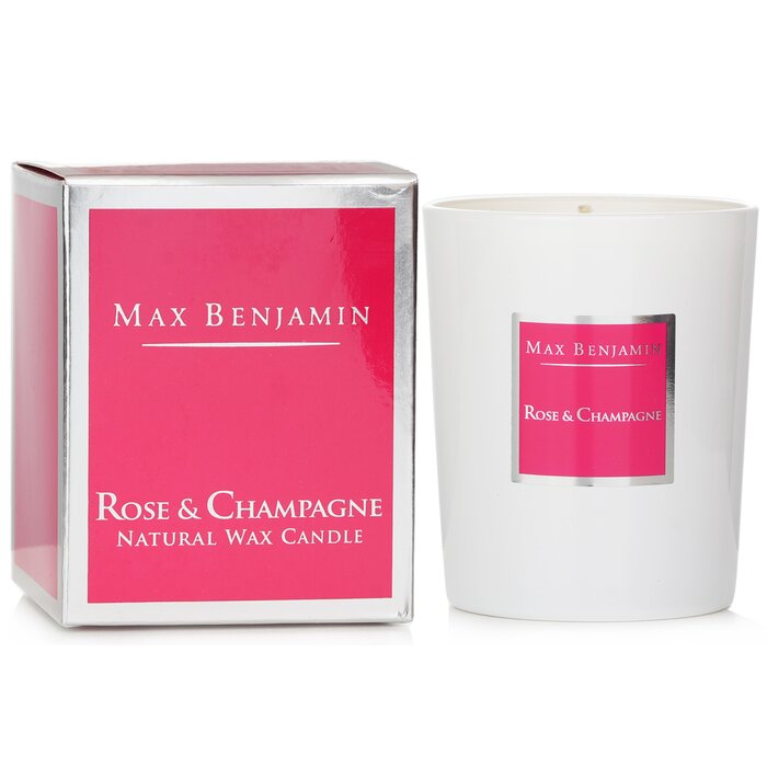 Max Benjamin Rose & Champagne candle 190g/6.5oz