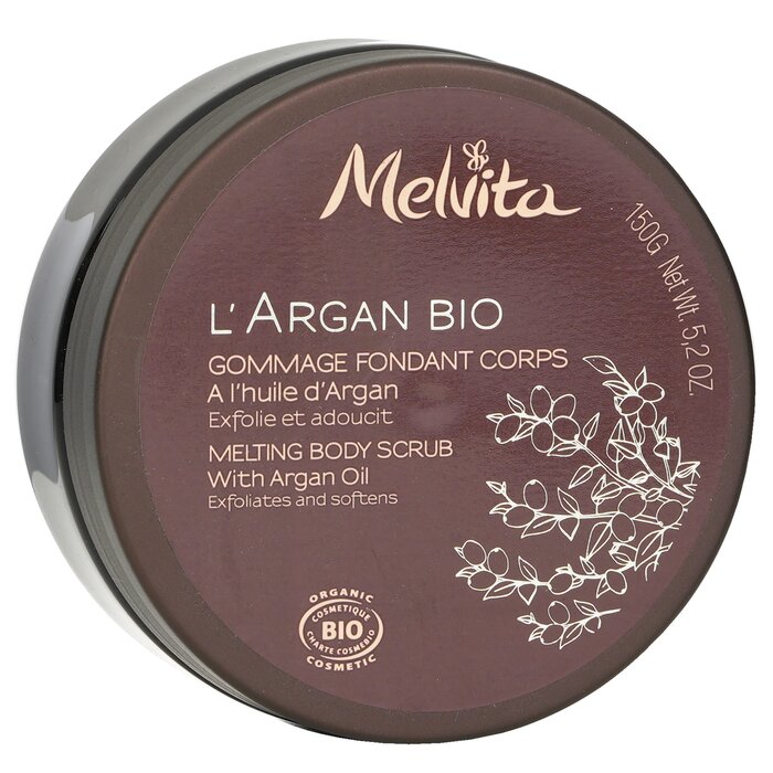 Melvita argan bio melting body scrub with argan oil 150g/5oz