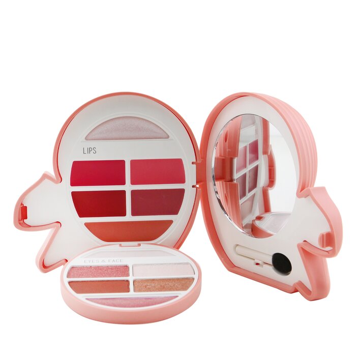 Pupa Squirrel 2 Kit #013, 10.4g/0.36oz - All-in-One Makeup Set with Highlighter, Eyeshadows, and Lip Creams