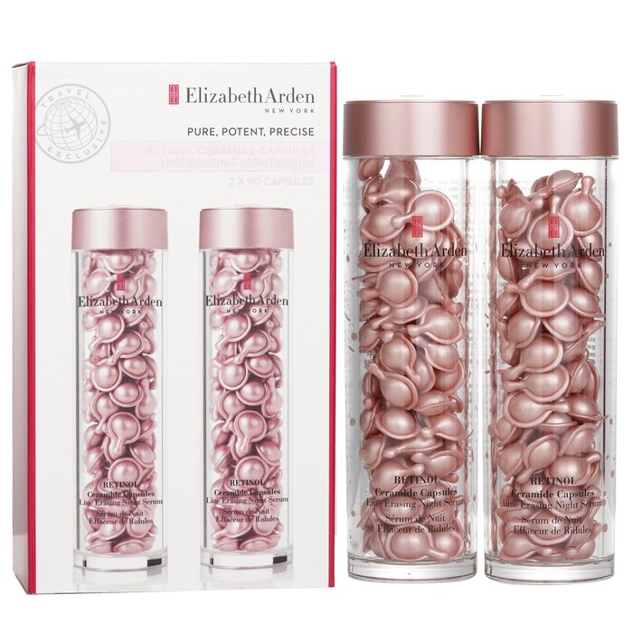Elizabeth Arden ceramide retinol capsules - line erasing night serum duo 2x90caps