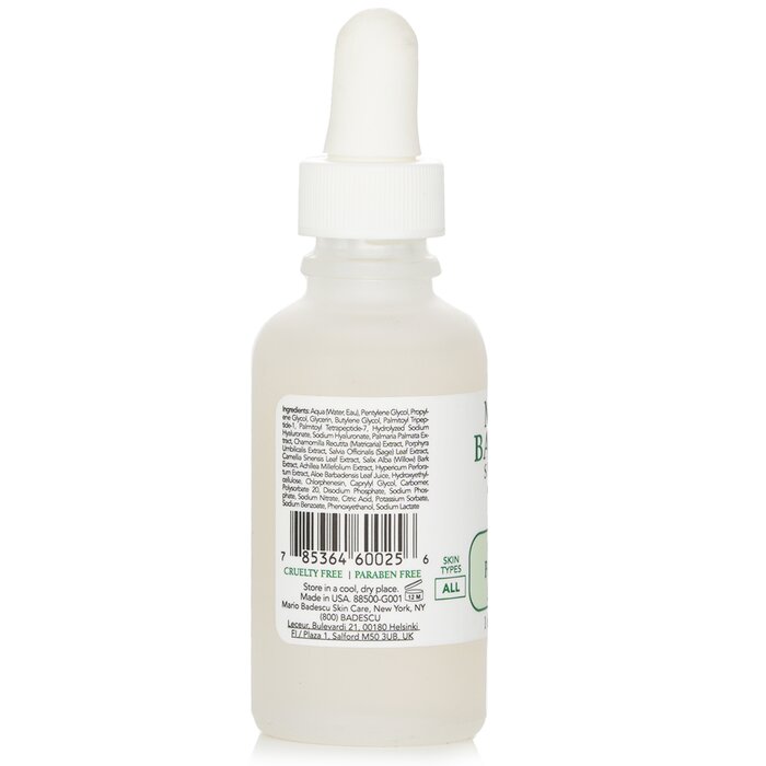 Mario Badescu super peptide serum 29g/1oz for face with sodium hyaluronate